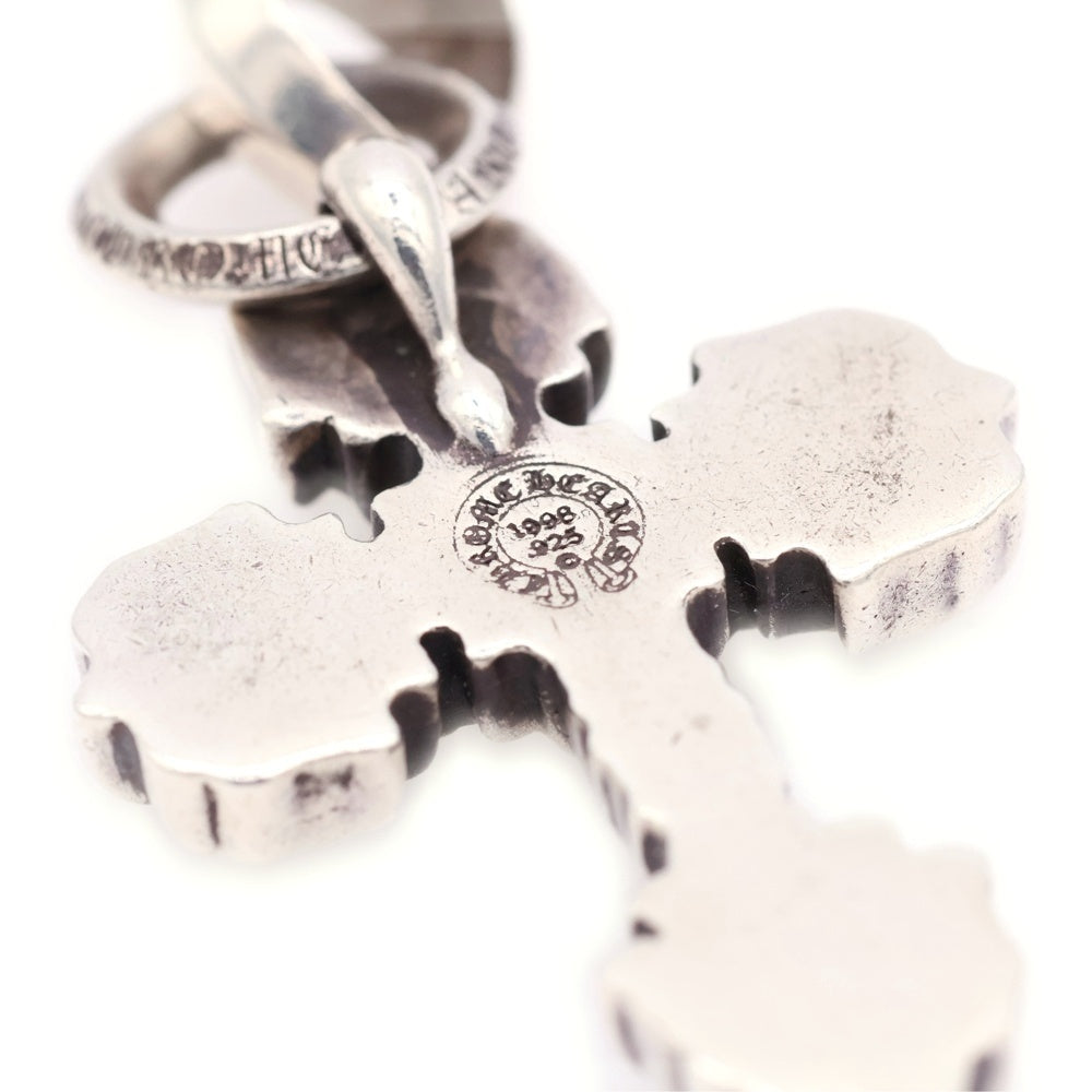 CHROME HEARTS(クロムハーツ) FILIG CROSS-XSM W BALE フィリグリークロスXSベイル wベイル ネックレストップ シルバー BCA262