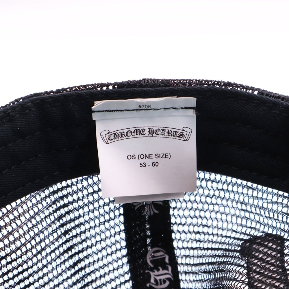 CHROME HEARTS(クロムハーツ) TRUCKER CAP トラッカーキャップ セメタリークロス刺繍クロスボール付メッシュキャップ 帽子 ブラック/カーキ
