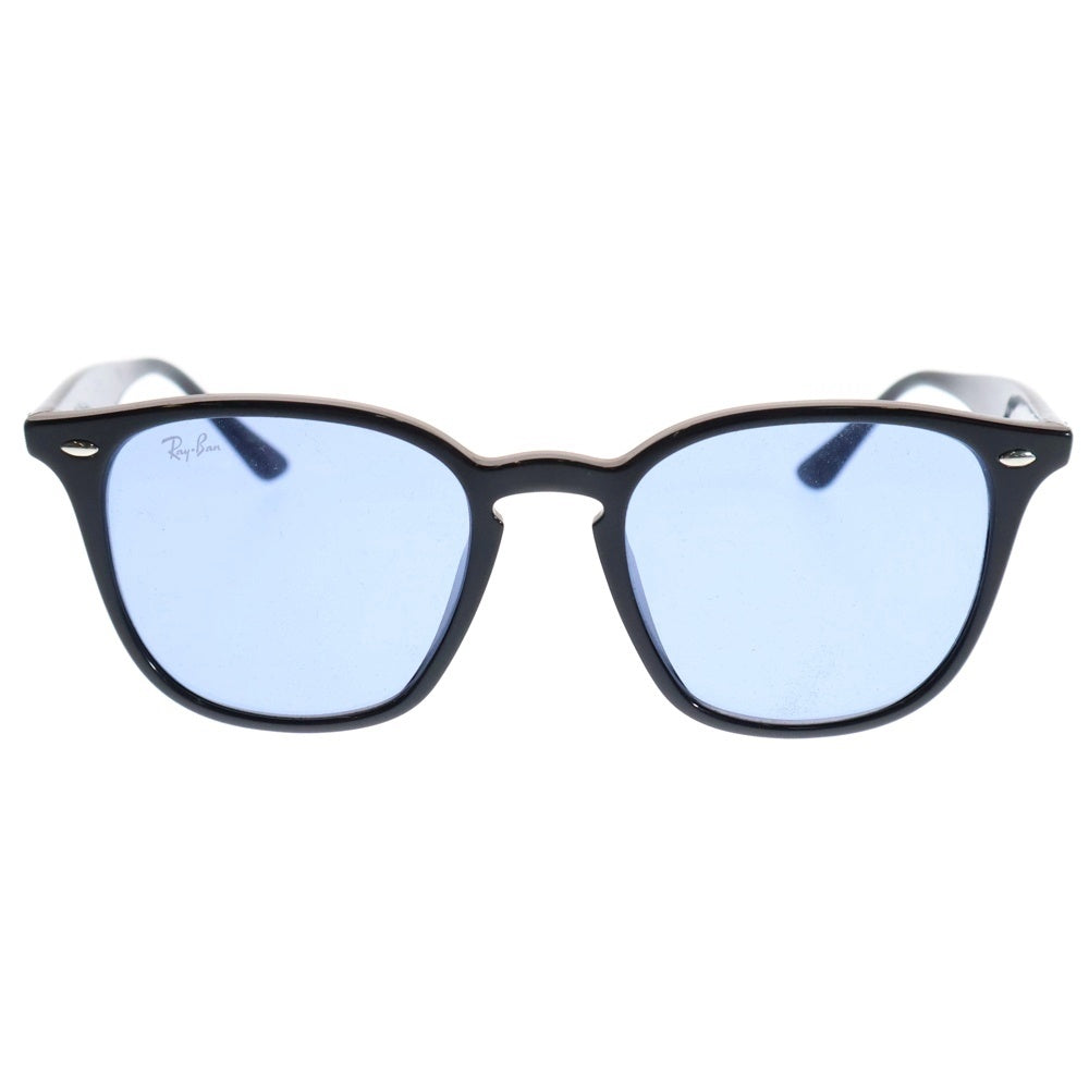 Ray Ban(レイバン) サイドロゴ ウェリントン サングラス ブルーレンズ RB4258-F 601/80 ブラック