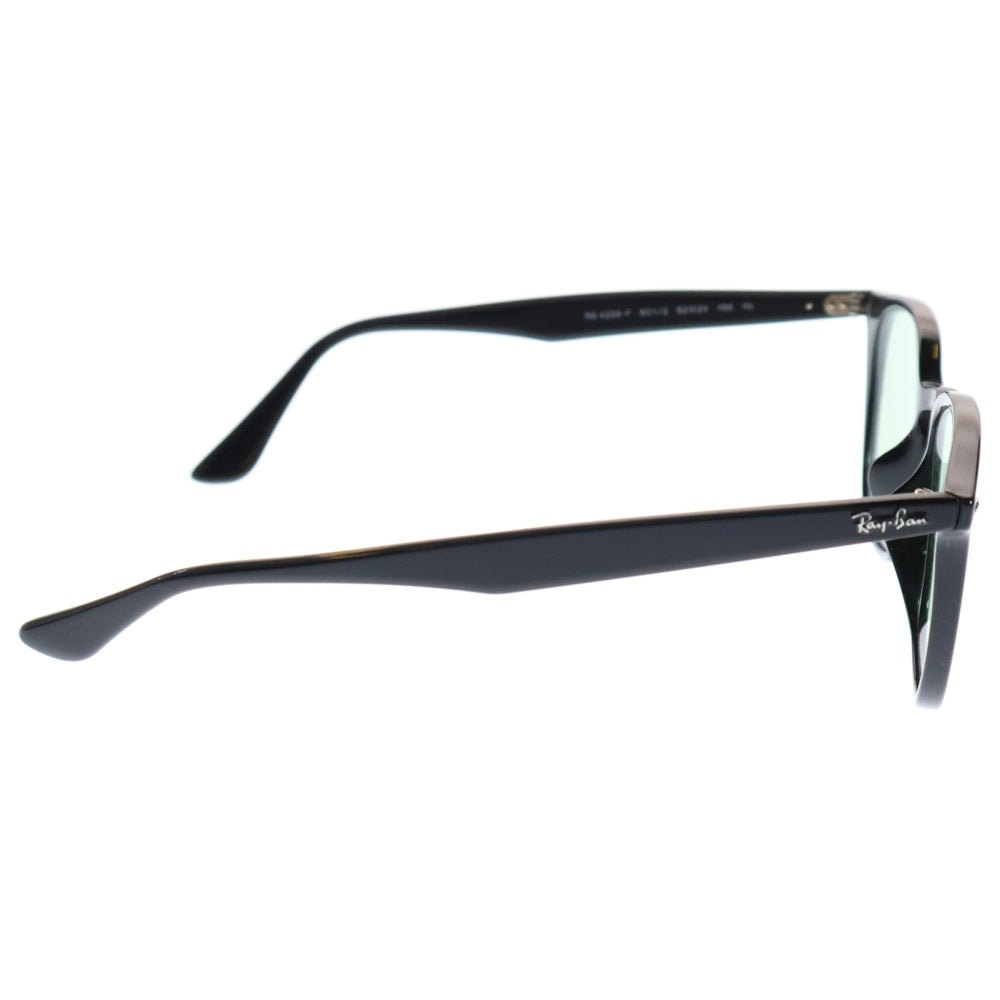 Ray Ban(レイバン) サイドロゴ ウェリントン サングラス グリーンレンズ RB4258-F 601/12 ブラック