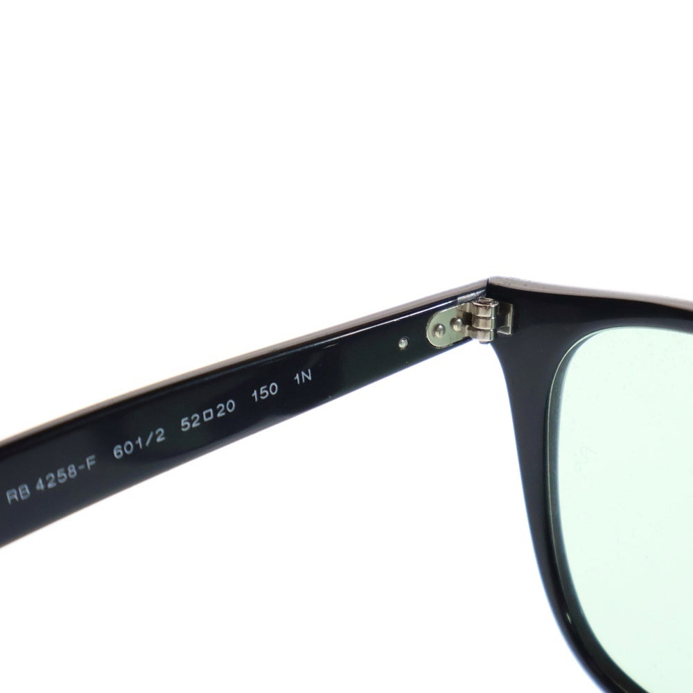 Ray Ban(レイバン) サイドロゴ ウェリントン サングラス グリーンレンズ RB4258-F 601/12 ブラック