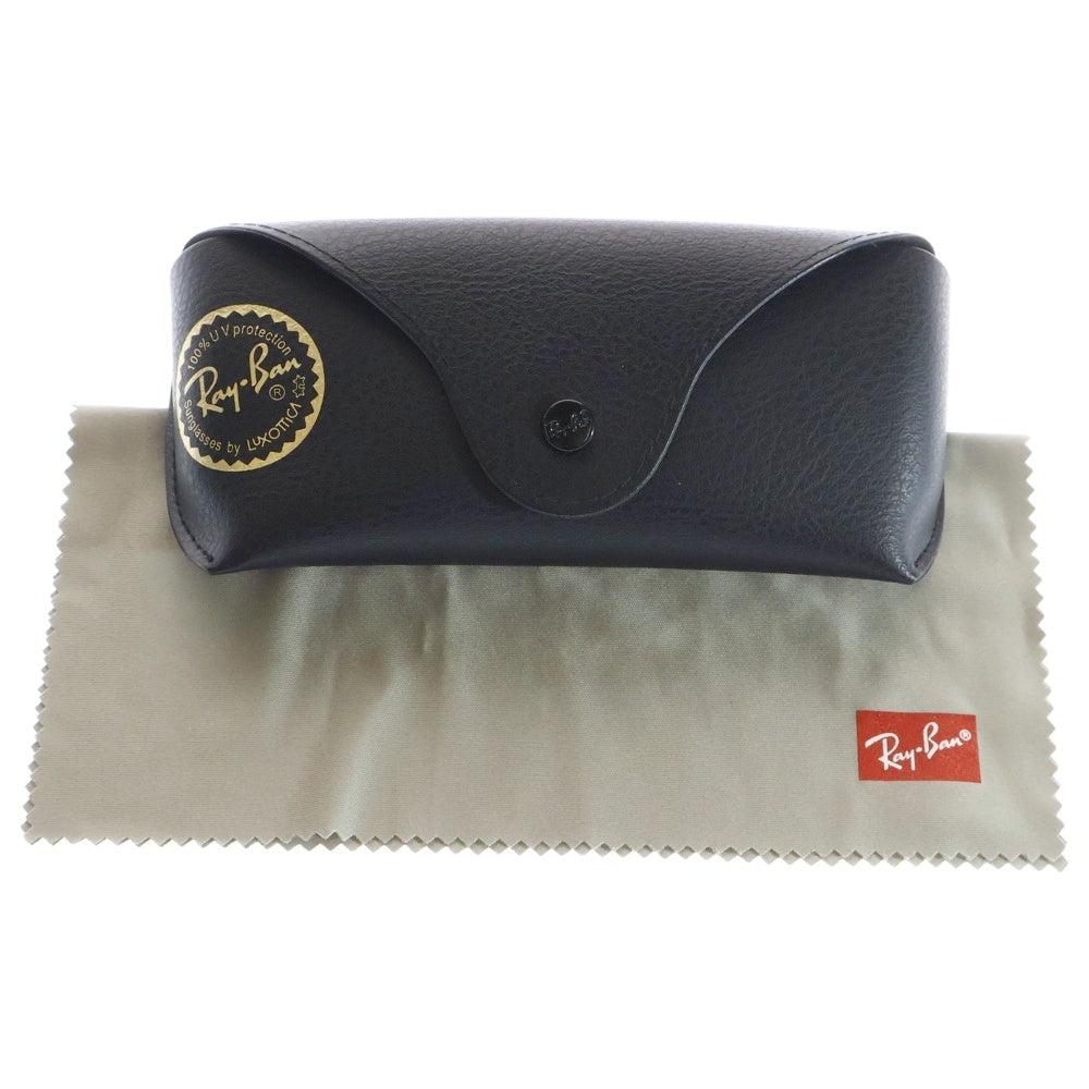 Ray Ban(レイバン) サイドロゴ ウェリントン サングラス グリーンレンズ RB4258-F 601/12 ブラック
