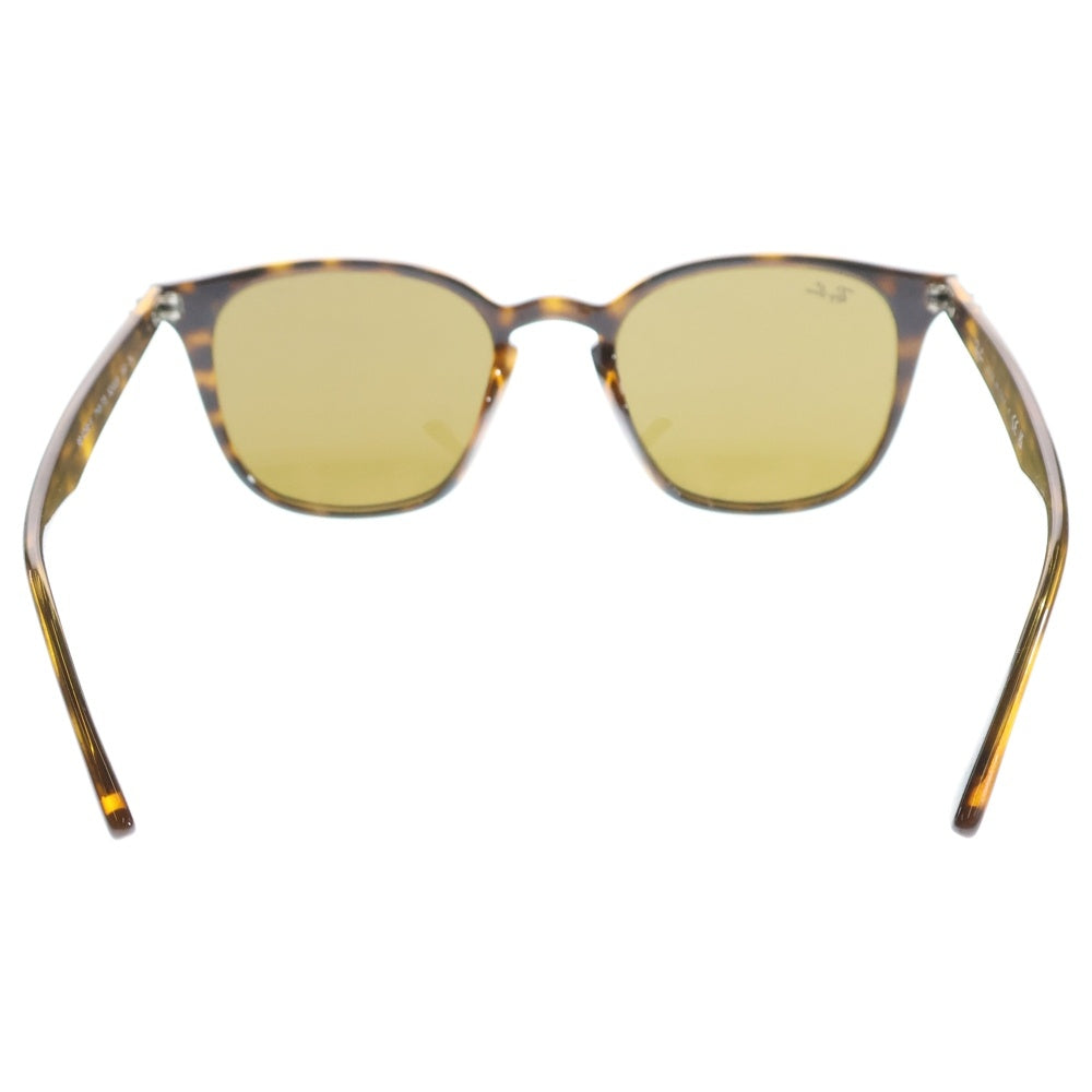 Ray Ban(レイバン) サイドロゴ ウェリントン サングラス グリーンレンズ RB4258-F 710/73 ブラウン