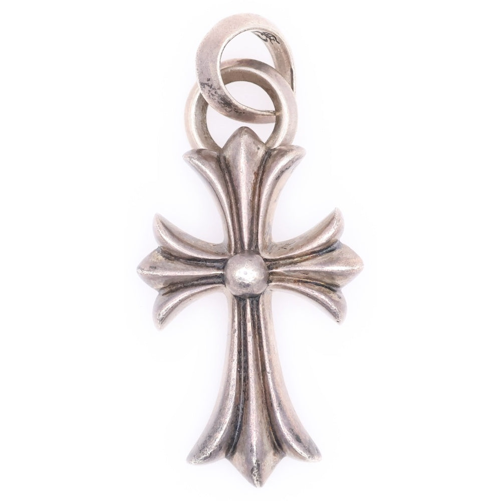 CHROME HEARTS(クロムハーツ) CH CRS SML W/BALE Wベイル スモールCHクロス ペンダントトップ シルバー BCA218