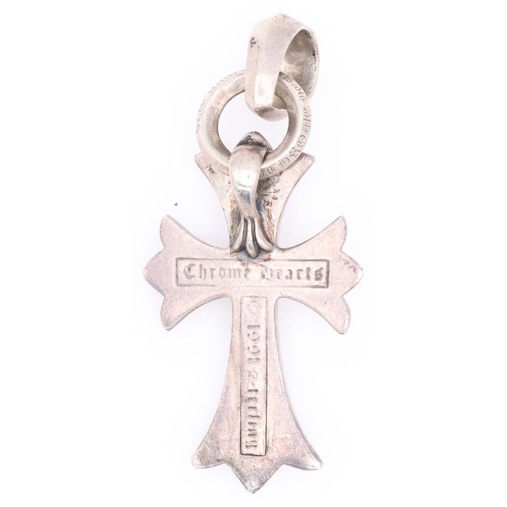 CHROME HEARTS(クロムハーツ) CH CRS SML W/BALE Wベイル スモールCHクロス ペンダントトップ シルバー BCA218