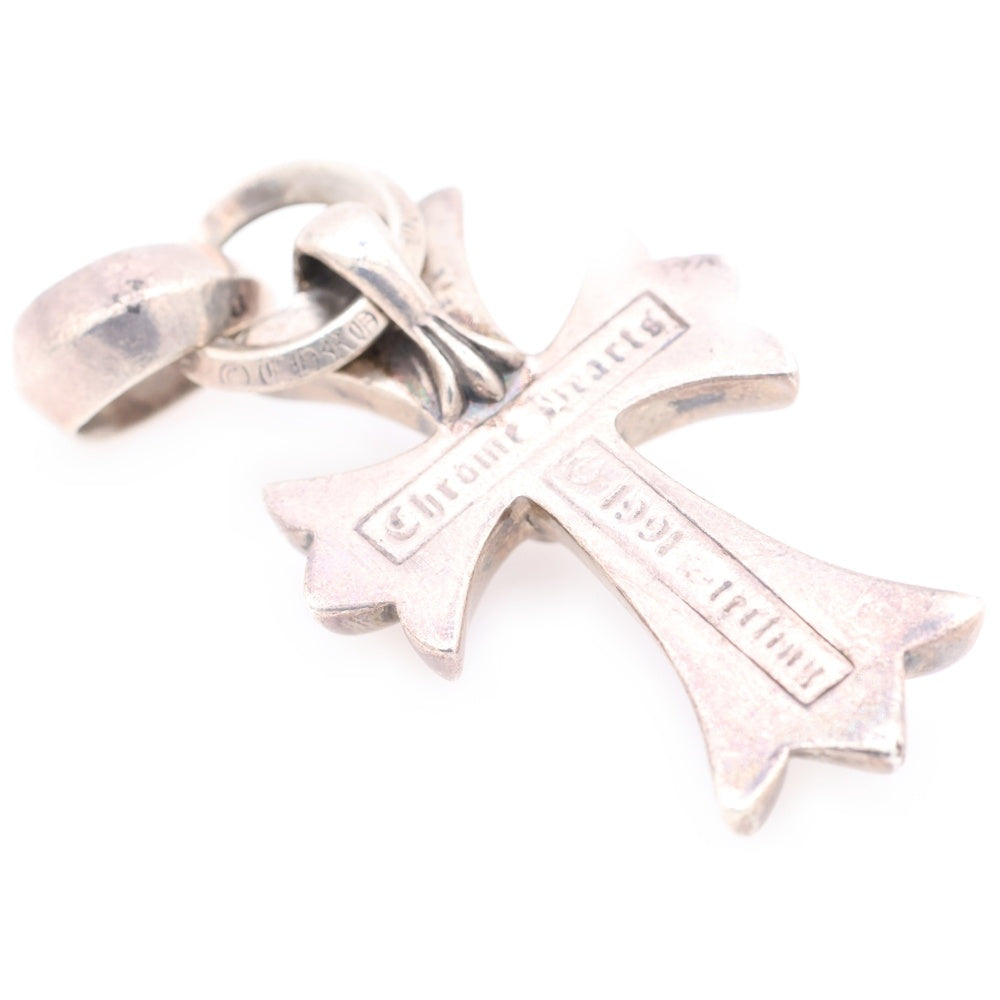CHROME HEARTS(クロムハーツ) CH CRS SML W/BALE Wベイル スモールCHクロス ペンダントトップ シルバー BCA218