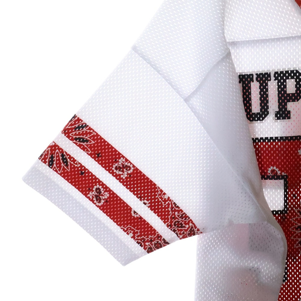 SUPREME(シュプリーム) 25SS Bandana Football Jersey バンダナ フットボール ジャージ ホワイト/レッド