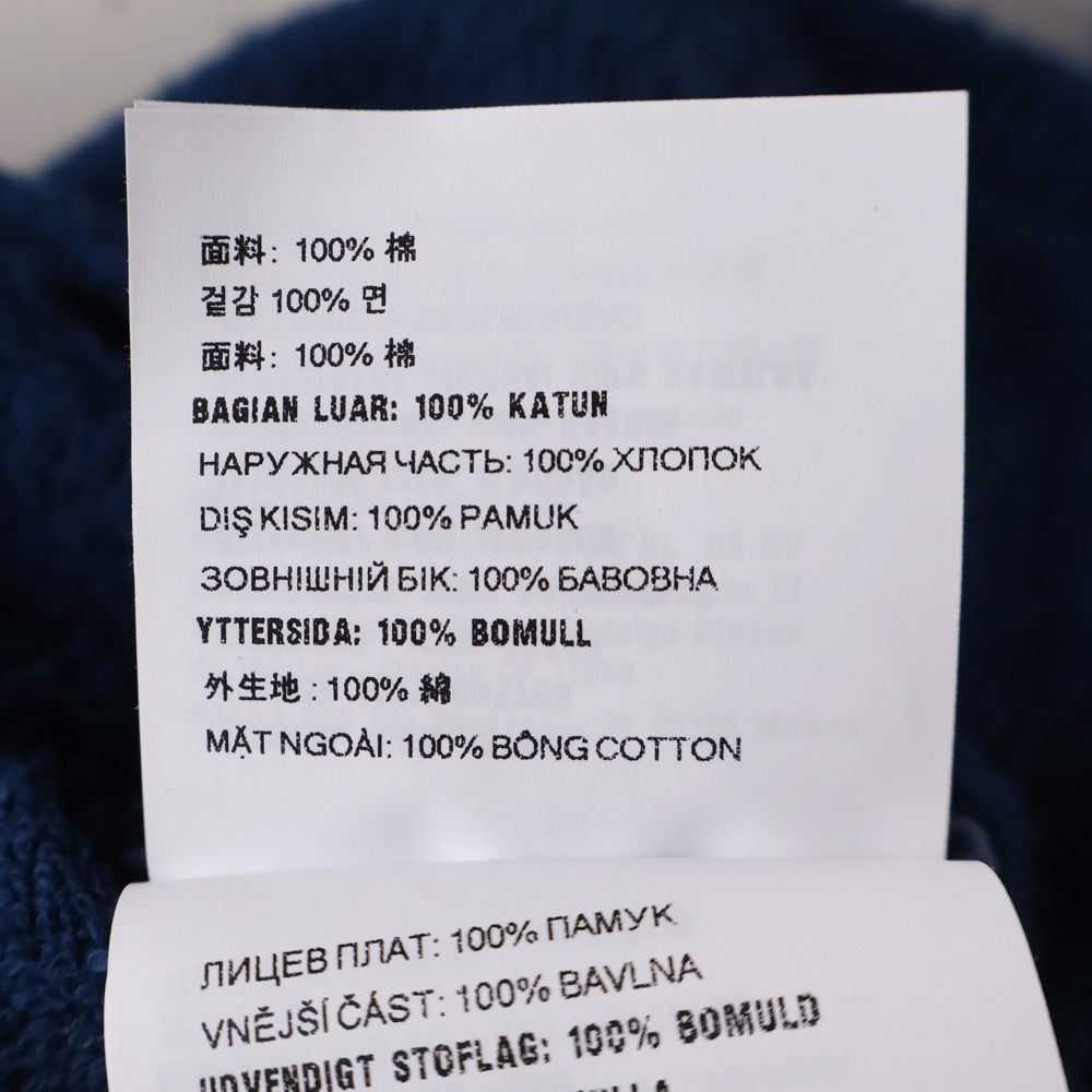 PRADA(プラダ) 22SS Terry Bowling Shirts トライアングルロゴ 半袖シャツ ネイビー SC559 S212 1ZR3