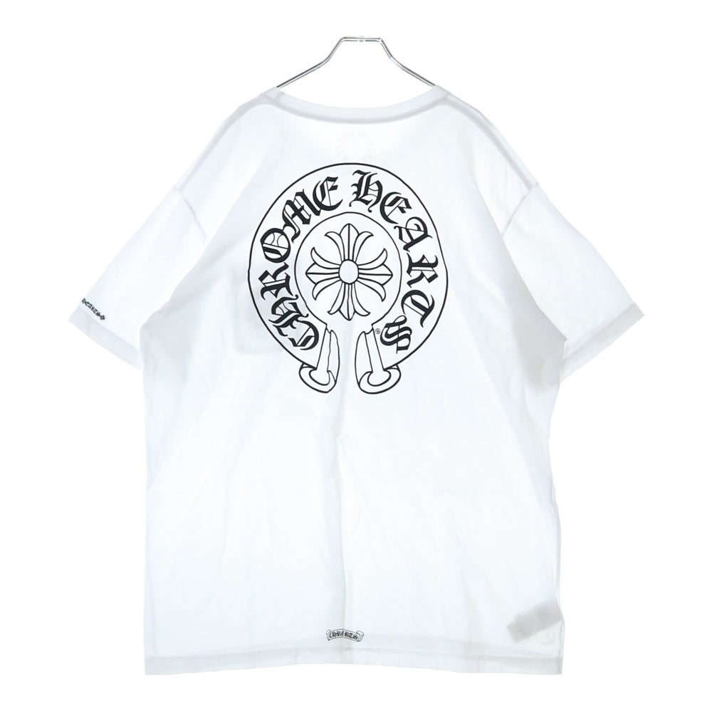 CHROME HEARTS(クロムハーツ) HORSESHOE S/S TEE ホースシューロゴ 半袖Tシャツ カットソー ホワイト
