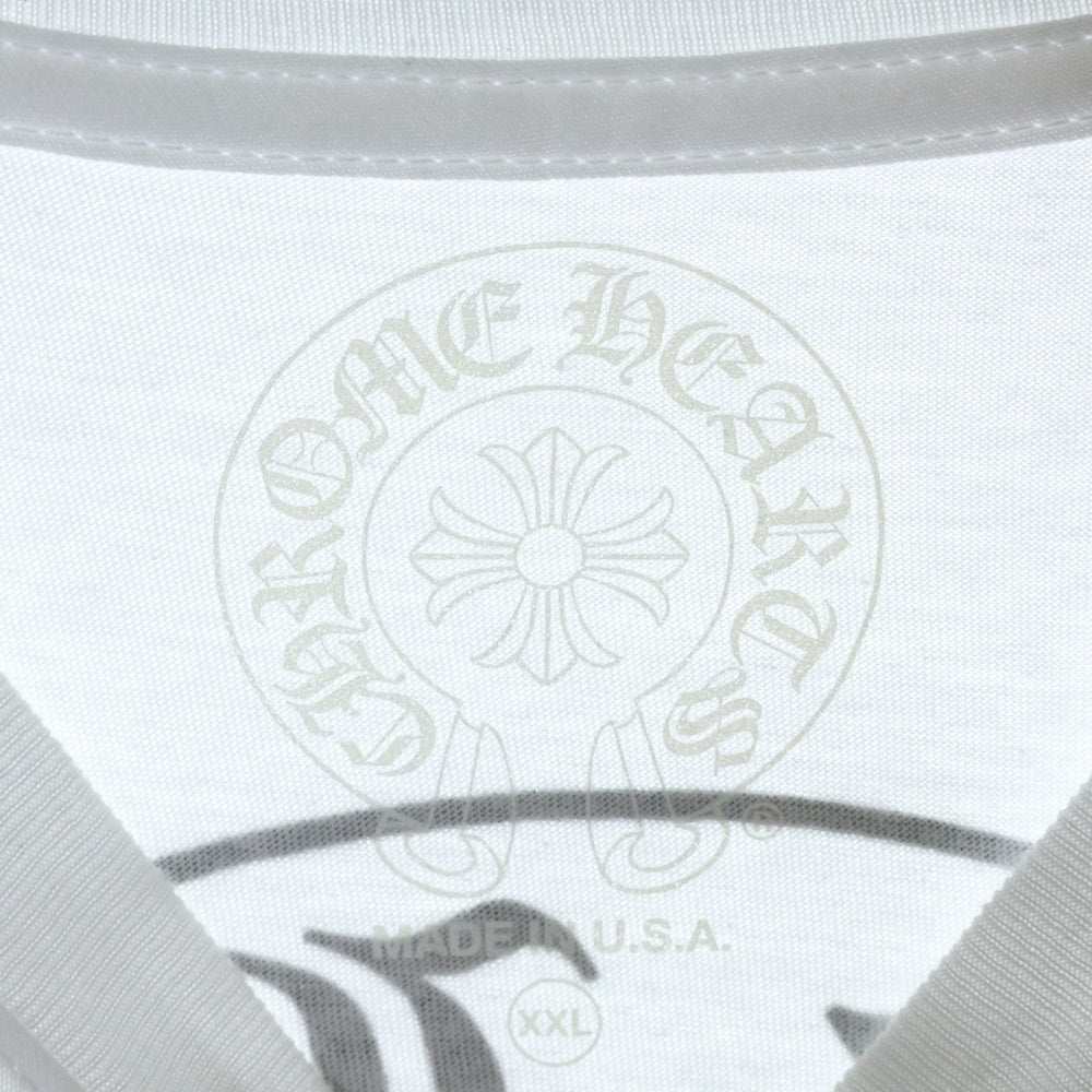 CHROME HEARTS(クロムハーツ) HORSESHOE S/S TEE ホースシューロゴ 半袖Tシャツ カットソー ホワイト