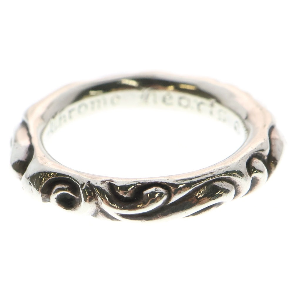CHROME HEARTS(クロムハーツ) SCRL BAND スクロールバンド リング シルバー BCA351