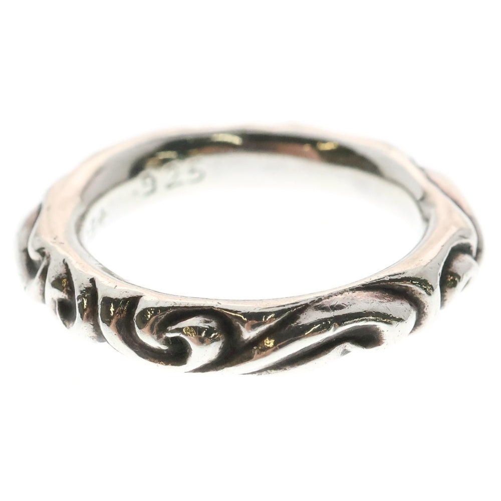 CHROME HEARTS(クロムハーツ) SCRL BAND スクロールバンド リング シルバー BCA351
