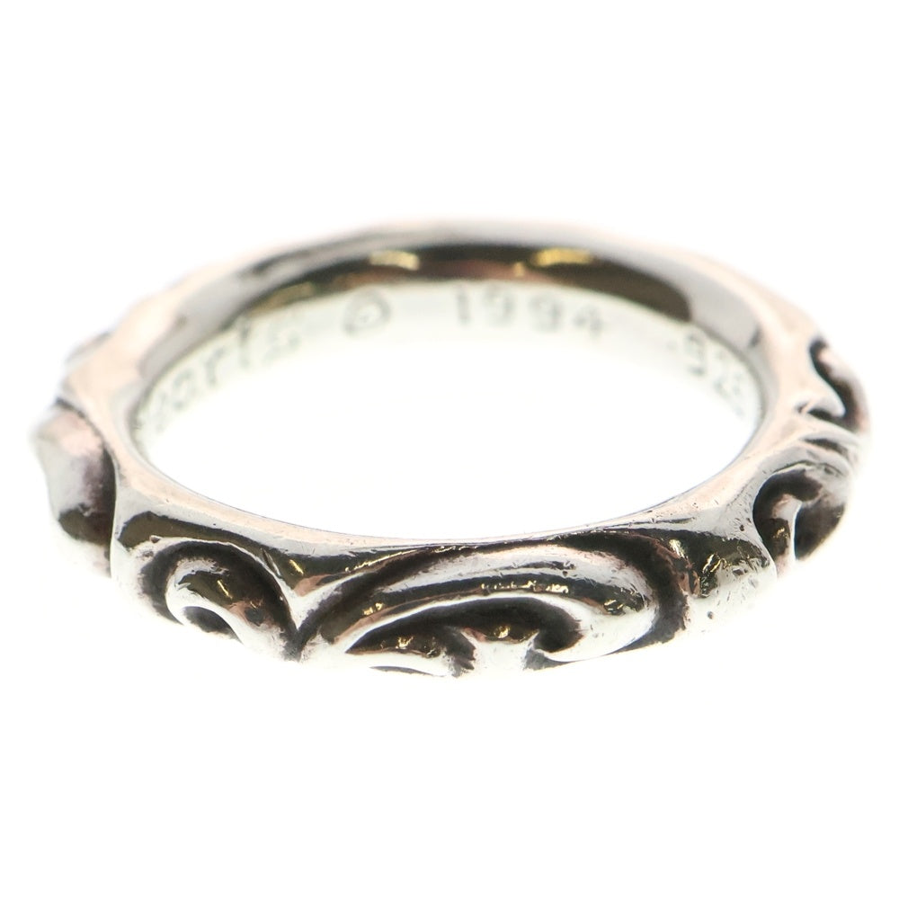 CHROME HEARTS(クロムハーツ) SCRL BAND スクロールバンド リング シルバー BCA351