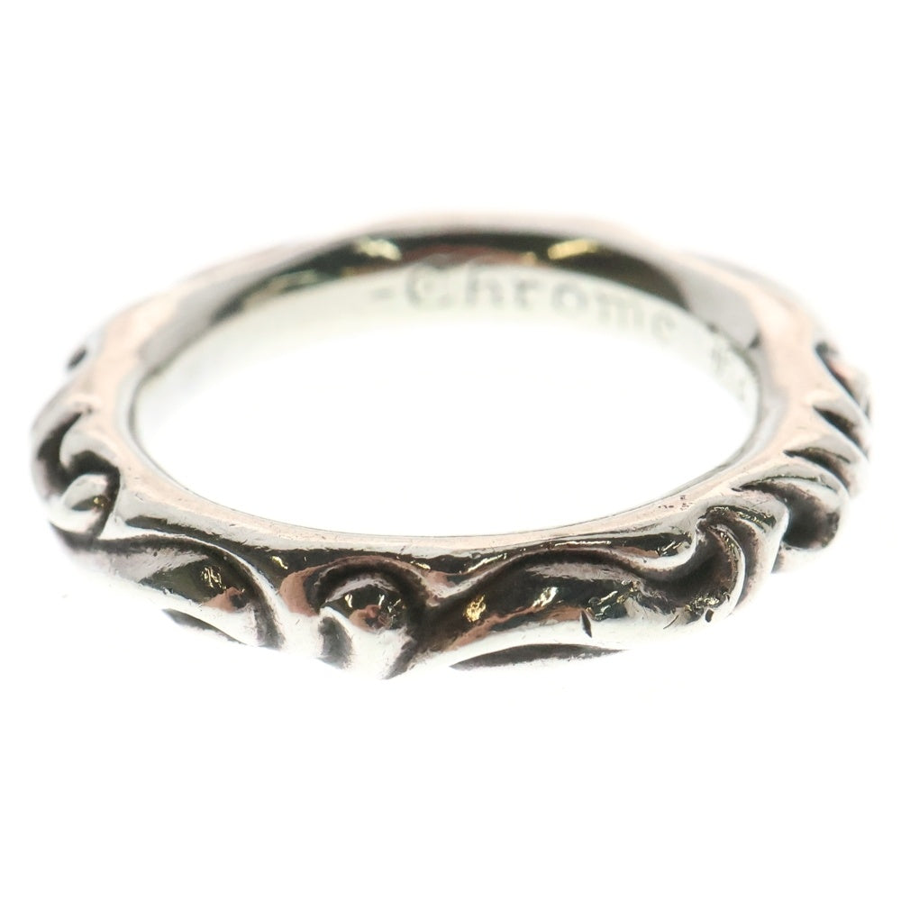 CHROME HEARTS(クロムハーツ) SCRL BAND スクロールバンド リング シルバー BCA351