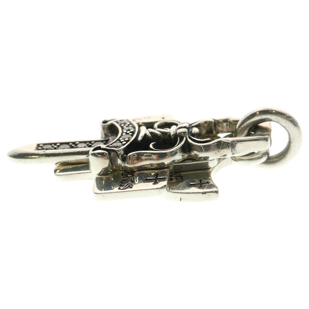 CHROME HEARTS(クロムハーツ) 3TRINKETS P D 3トリンケッツ ペンダントトップ パヴェダイヤ シルバー
