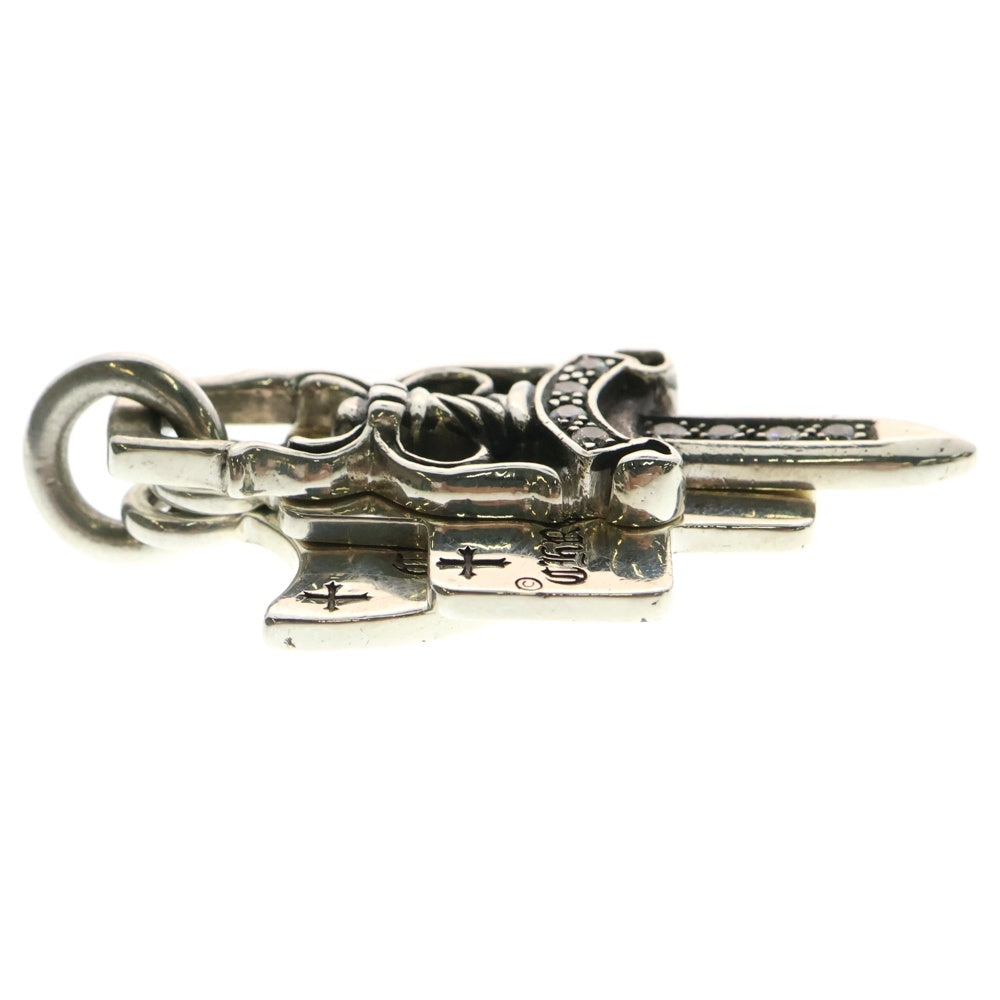 CHROME HEARTS(クロムハーツ) 3TRINKETS P D 3トリンケッツ ペンダントトップ パヴェダイヤ シルバー