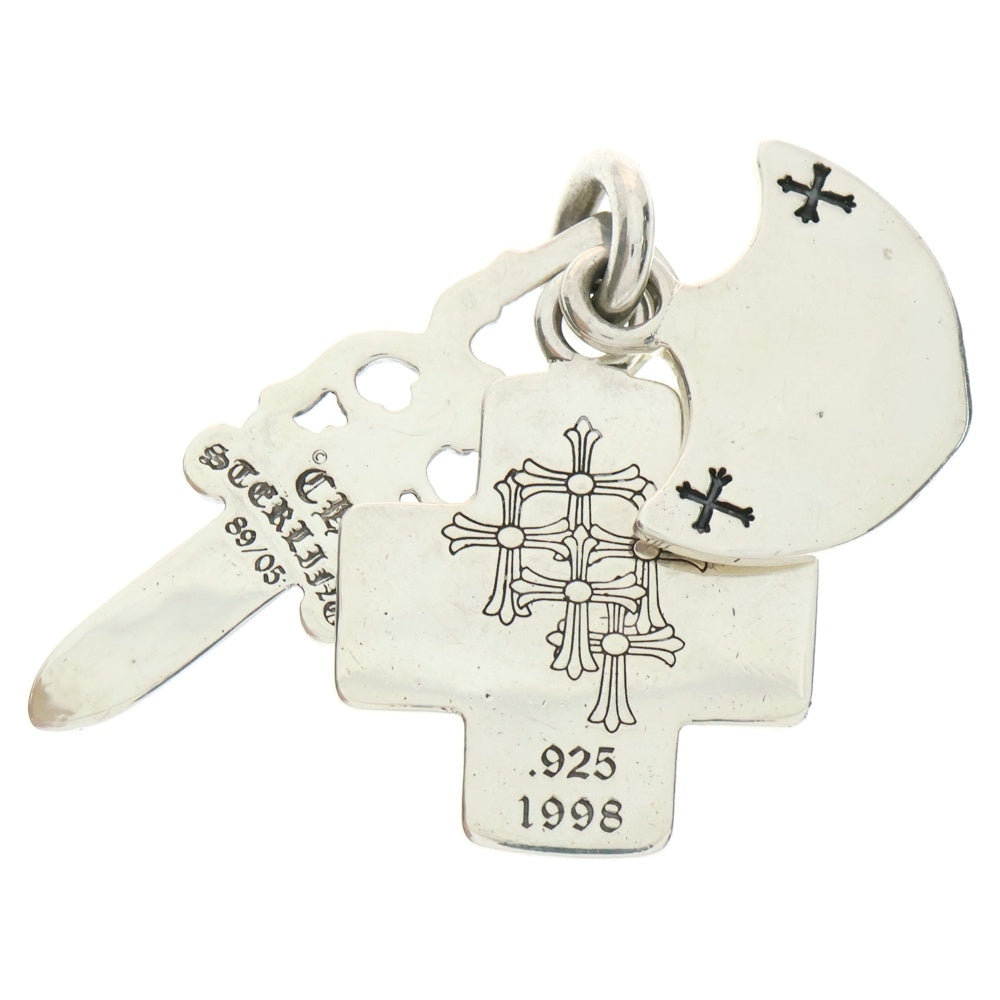 CHROME HEARTS(クロムハーツ) 3TRINKETS P D 3トリンケッツ ペンダントトップ パヴェダイヤ シルバー