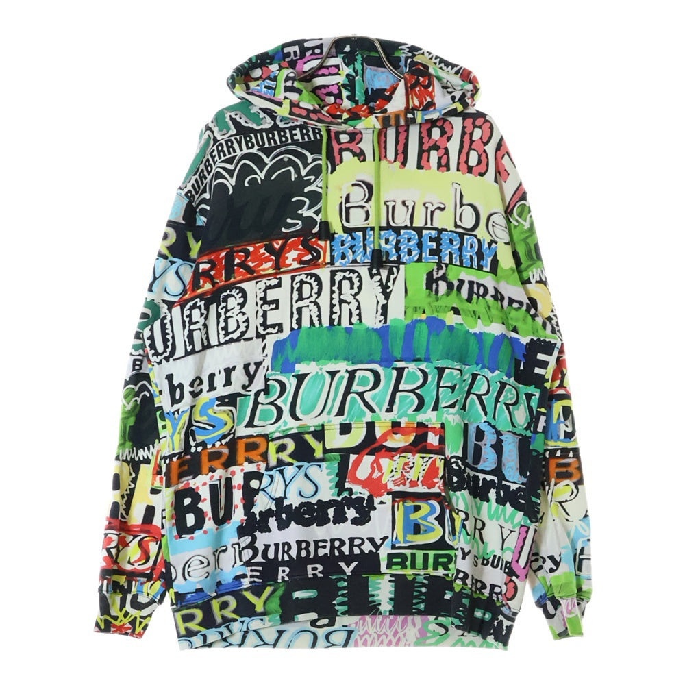 BURBERRY(バーバリー) 18AW グラフィック ロゴ プルオーバー フーディー パーカー マルチ 8001369