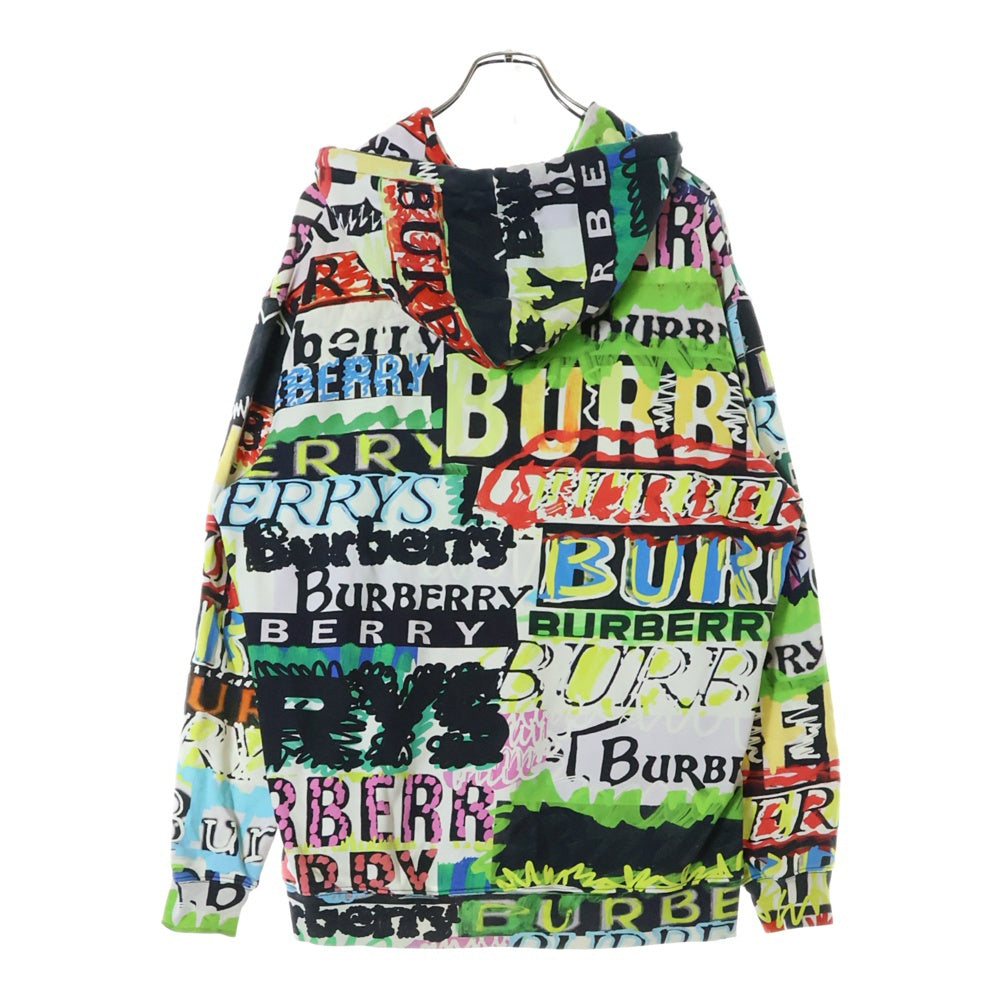BURBERRY(バーバリー) 18AW グラフィック ロゴ プルオーバー フーディー パーカー マルチ 8001369