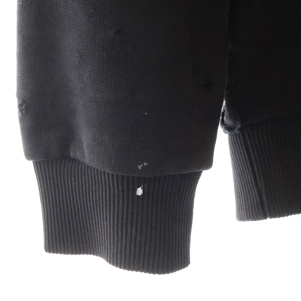 GIVENCHY(ジバンシィ) 17AW デストロイ クラッシュプルオーバーパーカー フーディ 17F 7335 653 ブラック