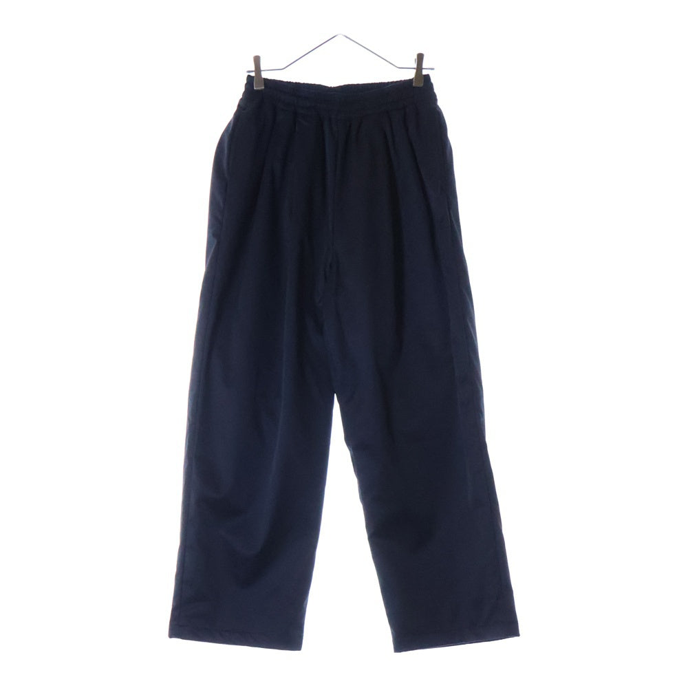 COOTIE PRODUCTIONS(クーティー プロダクションズ) Polyester Twill 2 Tuck Track Pants 2タック トラック パンツ ブラック CTE-24S127