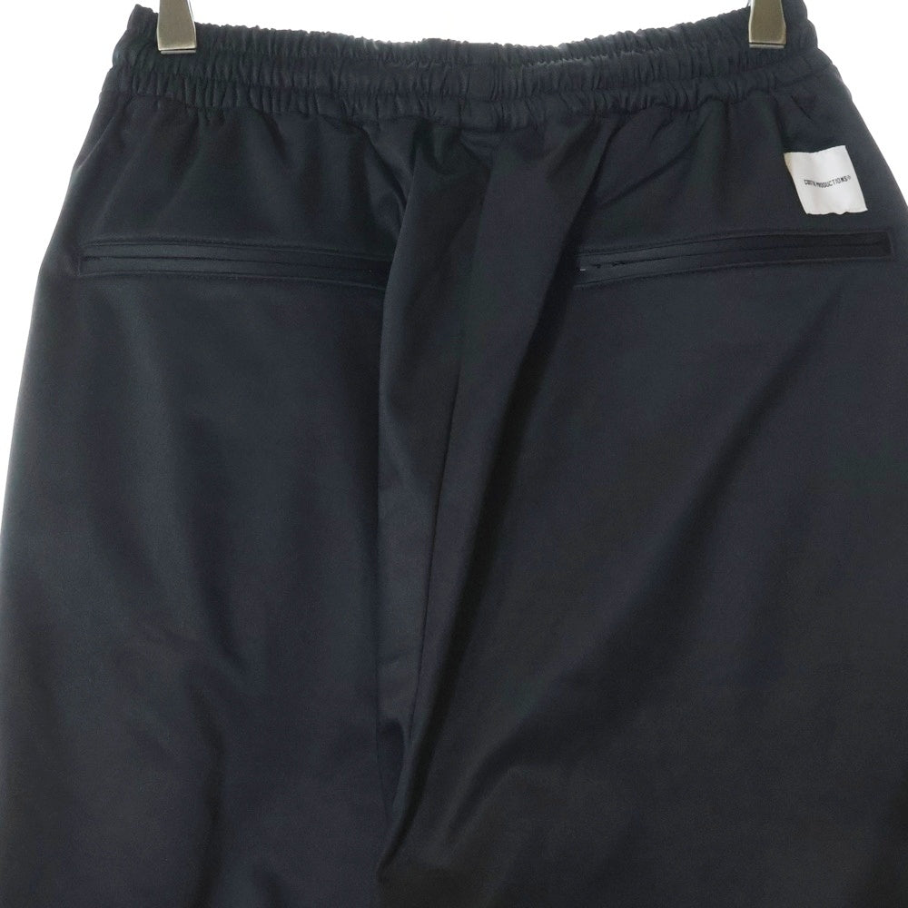 COOTIE PRODUCTIONS(クーティー プロダクションズ) Polyester Twill 2 Tuck Track Pants 2タック トラック パンツ ブラック CTE-24S127