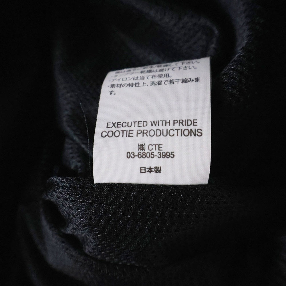 COOTIE PRODUCTIONS(クーティー プロダクションズ) Polyester Twill 2 Tuck Track Pants 2タック トラック パンツ ブラック CTE-24S127