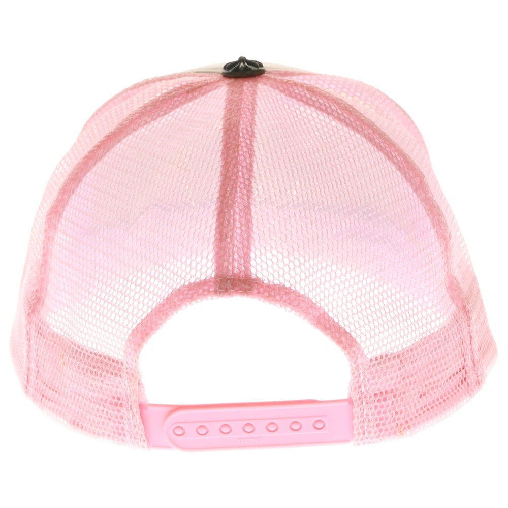 CHROME HEARTS(クロムハーツ) TRUCKER CAP オールド FUCKパッチ メッシュトラッカーキャップ ピンク