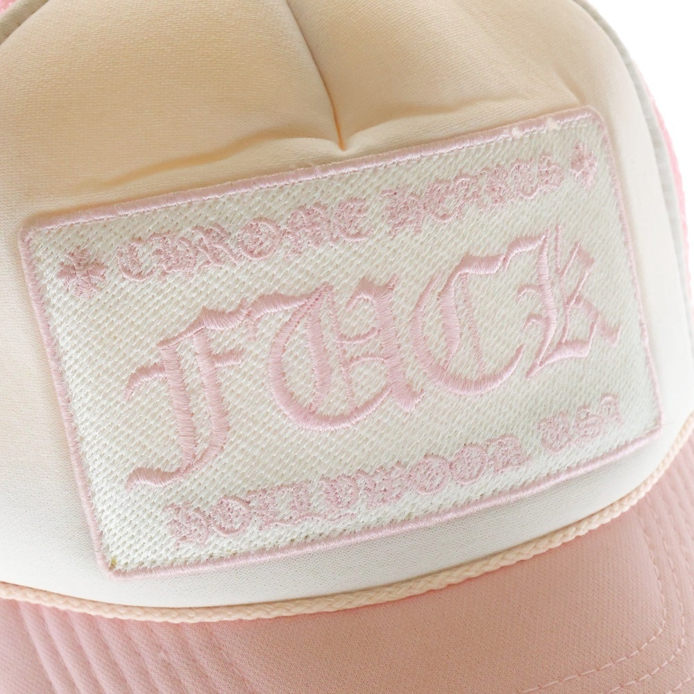 CHROME HEARTS(クロムハーツ) TRUCKER CAP オールド FUCKパッチ メッシュトラッカーキャップ ピンク