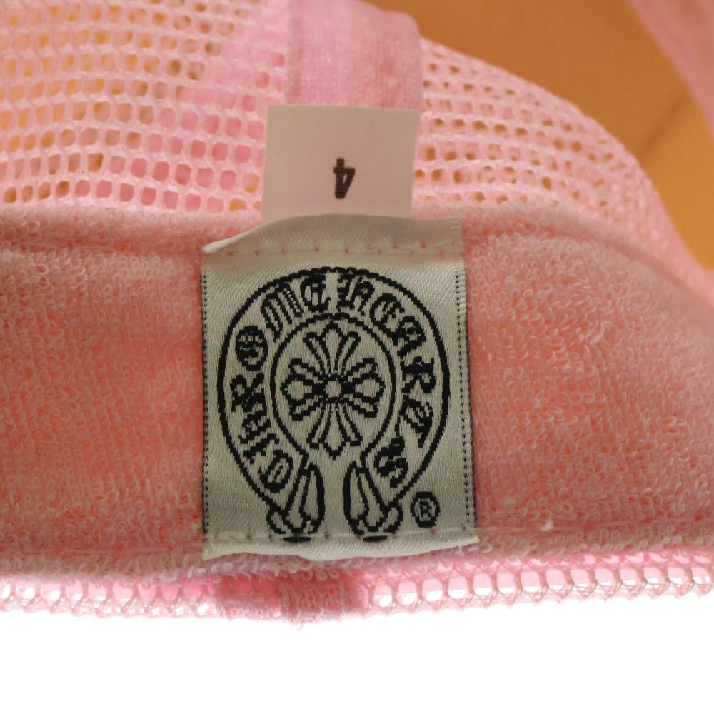 CHROME HEARTS(クロムハーツ) TRUCKER CAP オールド FUCKパッチ メッシュトラッカーキャップ ピンク