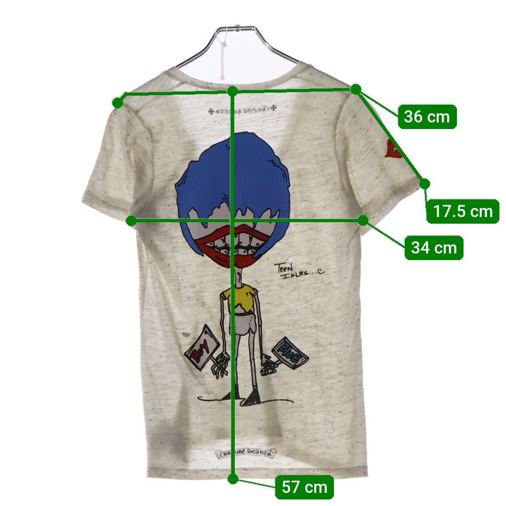 CHROME HEARTS(クロムハーツ) ×MATTY BOY PPO Tee マッティボーイ 半袖Tシャツカットソー グレー