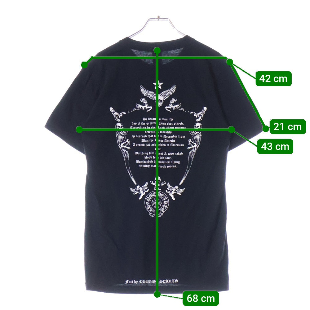 CHROME HEARTS(クロムハーツ) Foti MAHALIA S/S Tee フォティ 半袖 バックプリントTシャツ ブラック