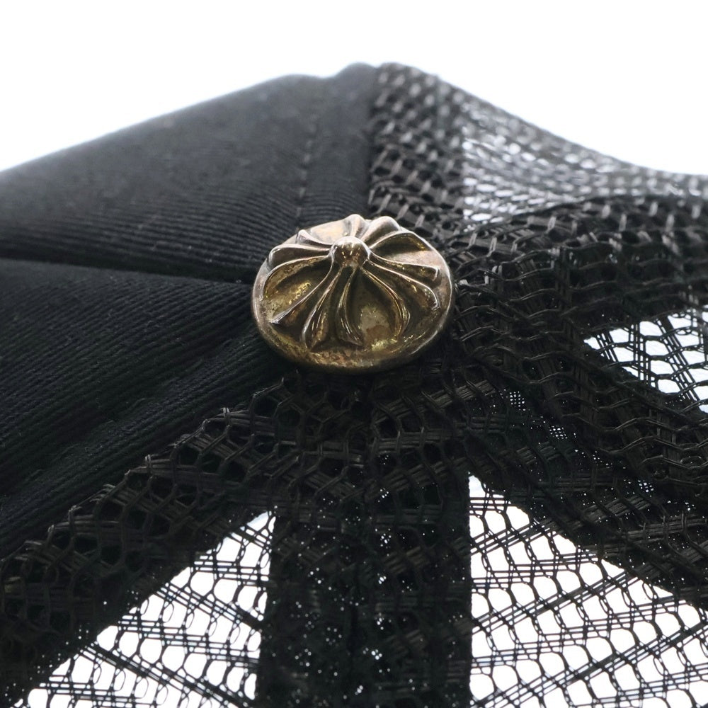 CHROME HEARTS(クロムハーツ) TRUCKER CAP HONOLULU ホノルル CHパッチメッシュトラッカーキャップ クロスボール付 帽子 ブラック