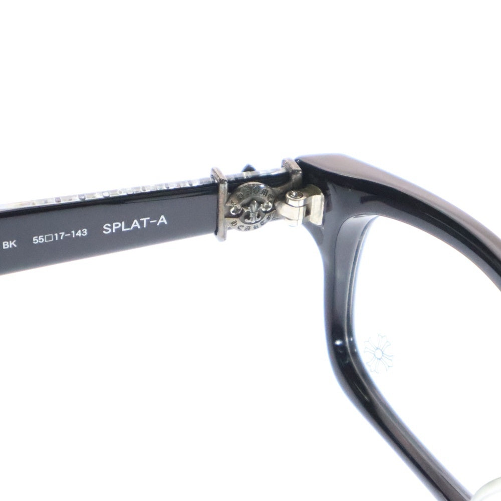 CHROME HEARTS(クロムハーツ) SPLAT-A BSフレアテンプル アイウェア サングラス メガネ ブラック/シルバー
