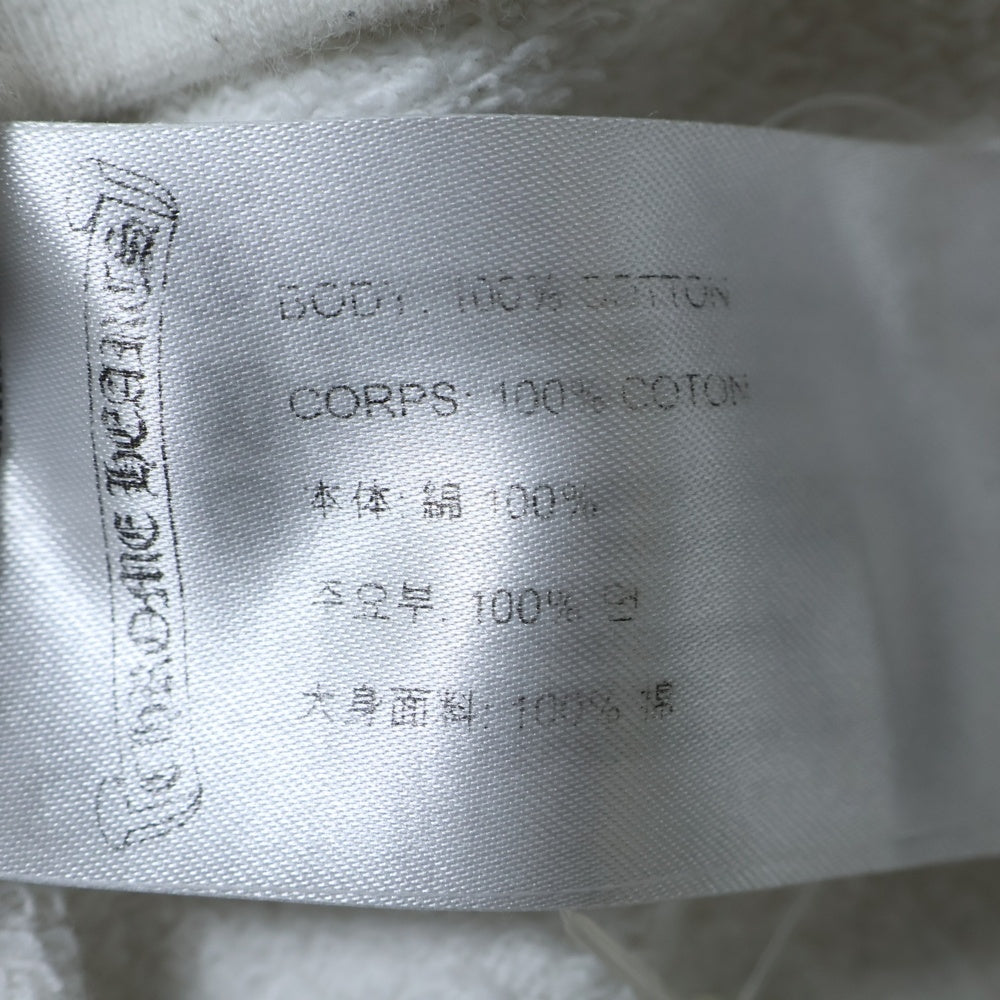 CHROME HEARTS(クロムハーツ) ×MATTY BOY PPO US SCRL PPO US SCR マッティボーイ アメリカンフラッグ ロゴ 星条旗 クルーネックスウェットトレーナー ホワイト