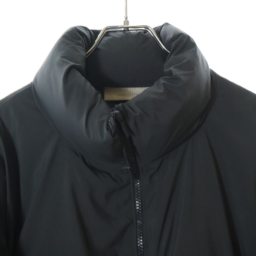 FEAR OF GOD ESSENTIALS(フィアオブゴッド エッセンシャルズ) HALF ZIP PUFFER JACKET ハーフジップ パファージャケット ブラック