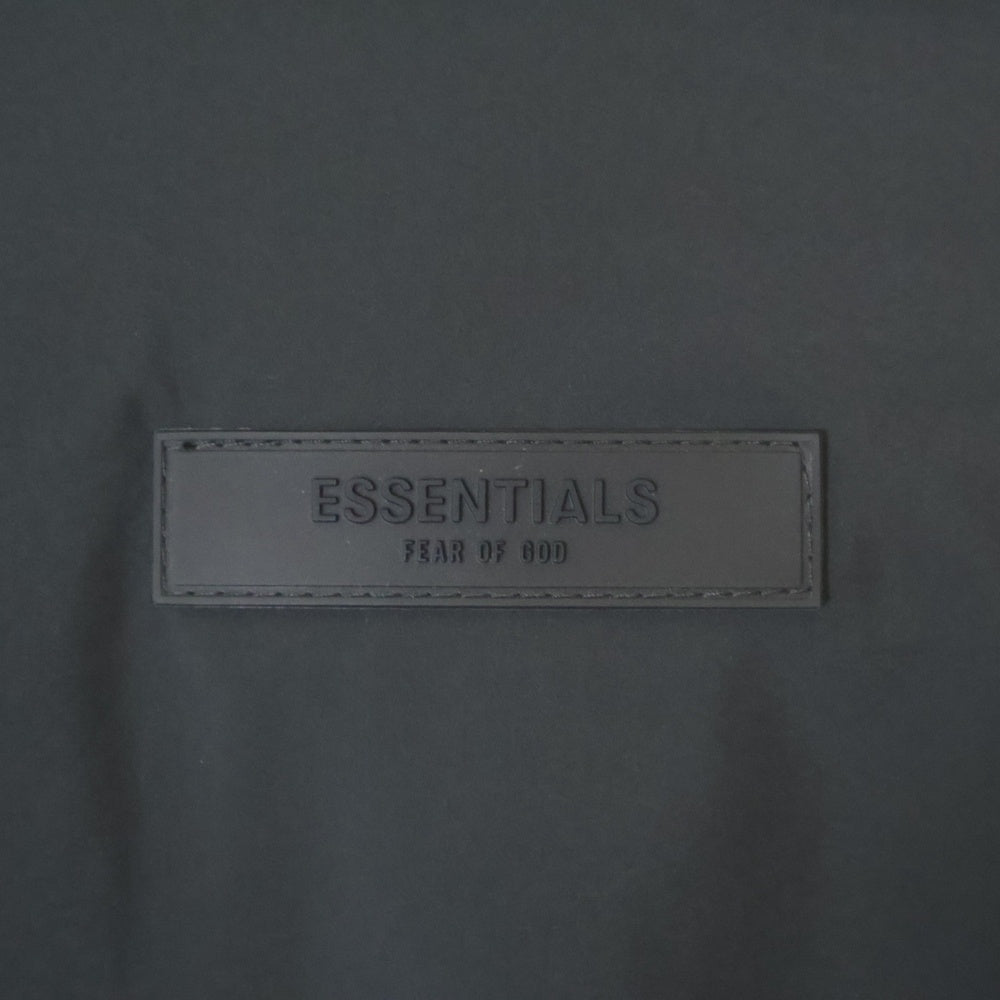 FEAR OF GOD ESSENTIALS(フィアオブゴッド エッセンシャルズ) HALF ZIP PUFFER JACKET ハーフジップ パファージャケット ブラック