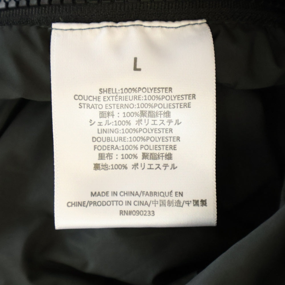 FEAR OF GOD ESSENTIALS(フィアオブゴッド エッセンシャルズ) HALF ZIP PUFFER JACKET ハーフジップ パファージャケット ブラック