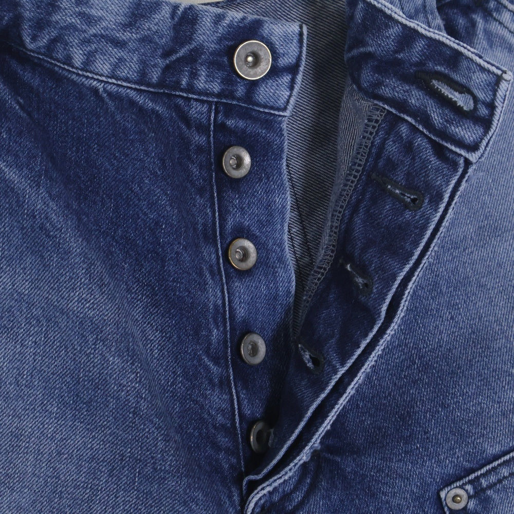 greatLand(グレイトランド) BAD BOY SHORT バッド ボーイ ダブルニー ダメージ デニム ショート パンツ インディゴ