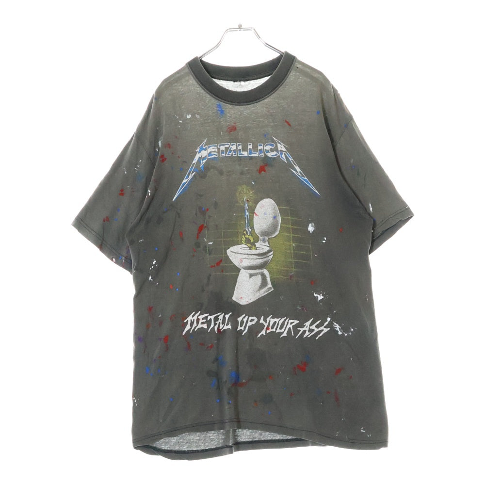 VINTAGE(ヴィンテージ) 90S VINTAGE METALLICA METAL UP YOUR ASS TEE ヴィンテージ メタリカ メタル アップ ユア アス 両面プリント クルーネック 半袖Tシャツ カットソー ブラック