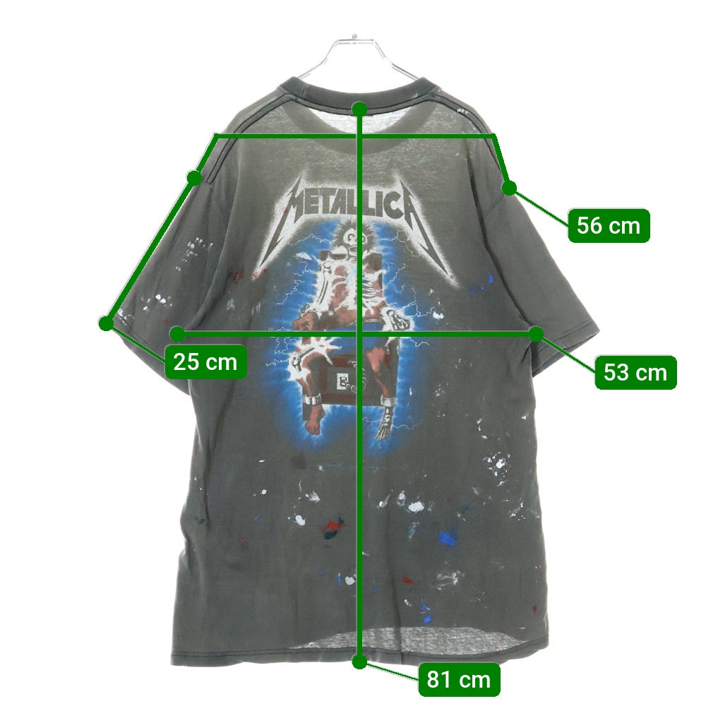 VINTAGE(ヴィンテージ) 90S VINTAGE METALLICA METAL UP YOUR ASS TEE ヴィンテージ メタリカ メタル アップ ユア アス 両面プリント クルーネック 半袖Tシャツ カットソー ブラック