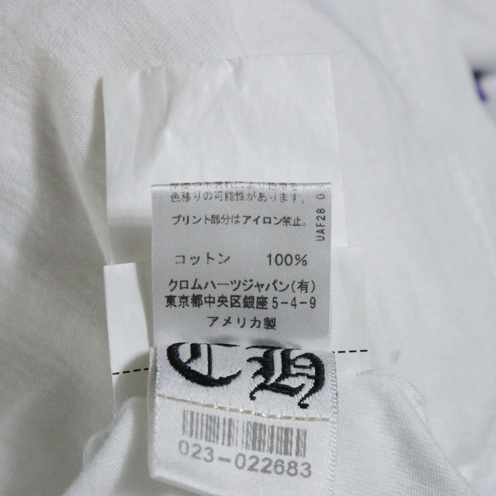 CHROME HEARTS(クロムハーツ) Gradient Dagger Tee ダガー グラデーション ホースシュープリント クルーネック半袖Tシャツカットソー ホワイト/マルチカラー