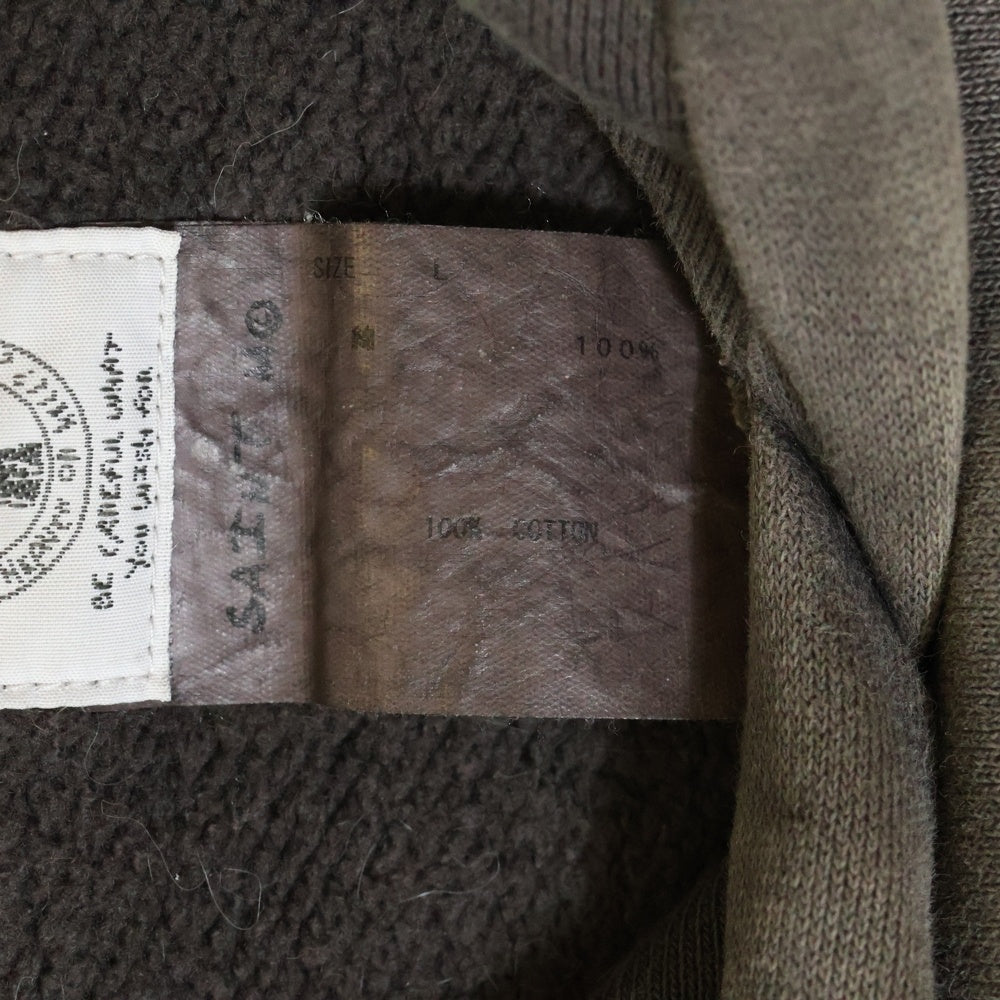 SAINT MICHAEL(セントマイケル) 21AW HOODIE FOCUS ダメージ加工プルオーバーパーカー フーディー SM-A21-0000-037 グレー