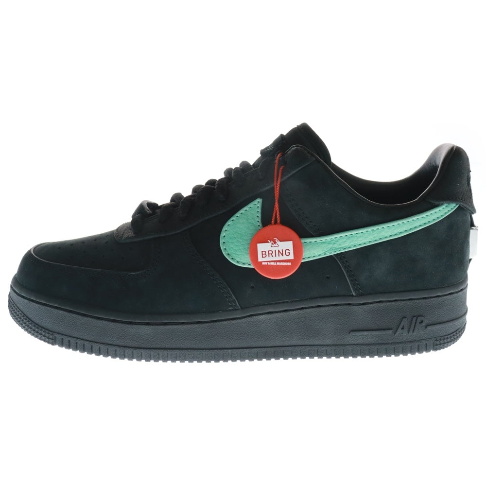 NIKE(ナイキ) ×TIFFANY&CO AIR FORCE 1 LOW 1837 BLACK ティファニー エアフォース ローカットスニーカー ブラック US9.5/27.5cm DZ1382-001