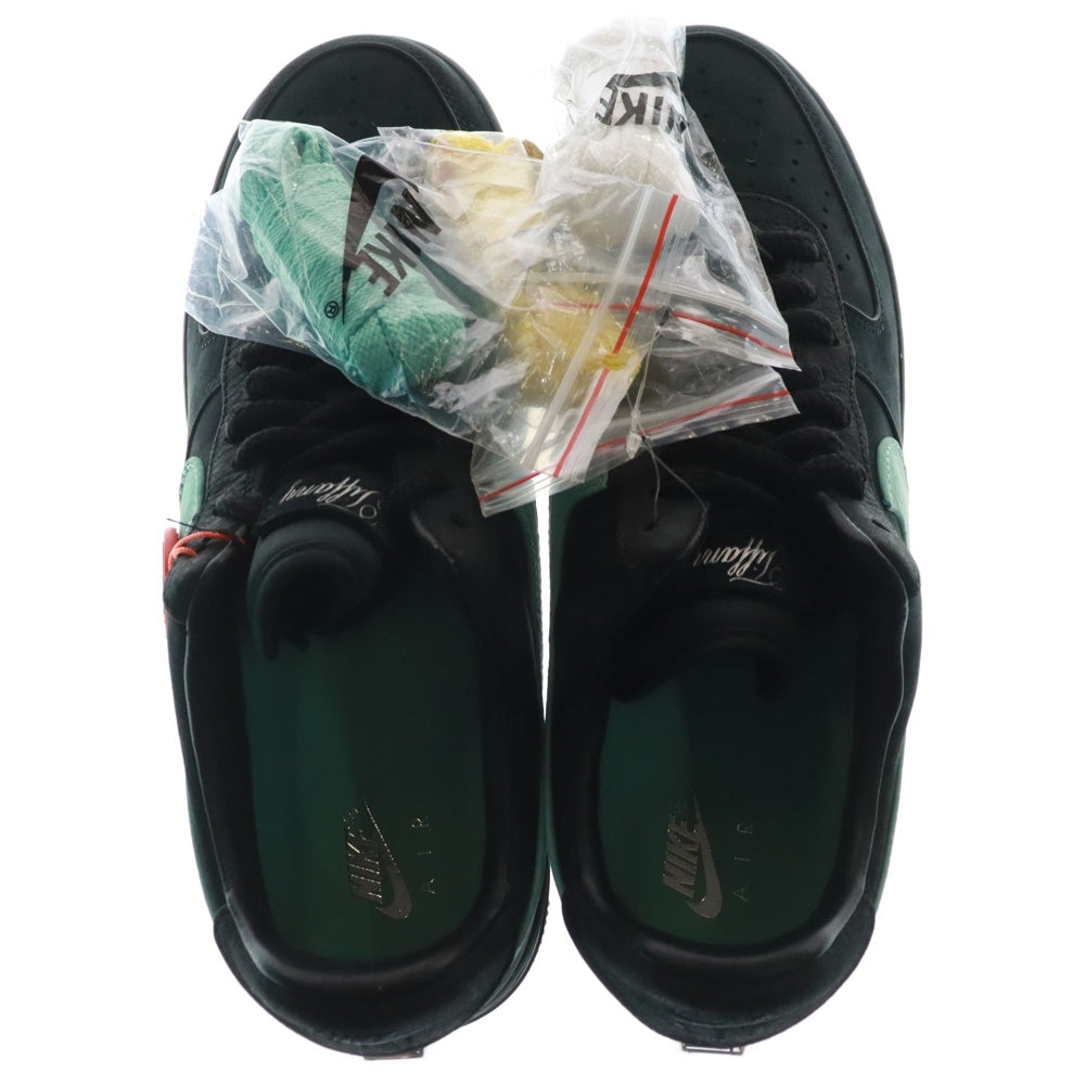 NIKE(ナイキ) ×TIFFANY&CO AIR FORCE 1 LOW 1837 BLACK ティファニー エアフォース ローカットスニーカー ブラック US9.5/27.5cm DZ1382-001