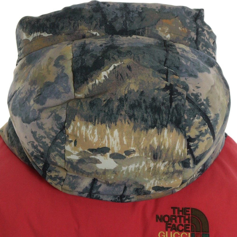 GUCCI(グッチ) 21AW FOREST PRINT ZIPUP DOWN COAT フォレストプリント ジップアップフーデッドダウンコート NF0A7UHB マルチカラー