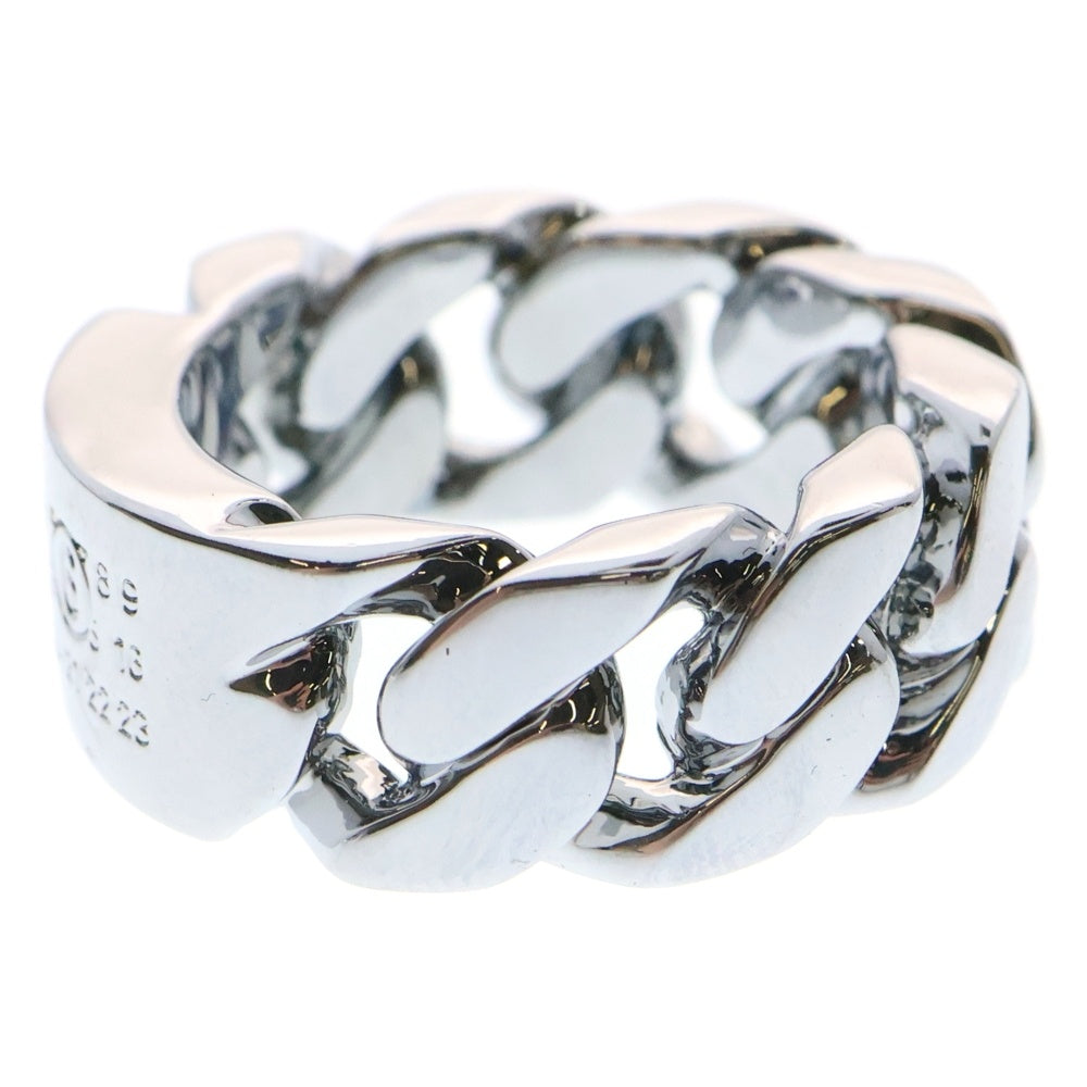 MM6 Maison Margiela(エムエムシックスメゾンマルジェラ) MINIMAL LOGO 3MM RING マイアミ ロゴ 3mm リング シルバー