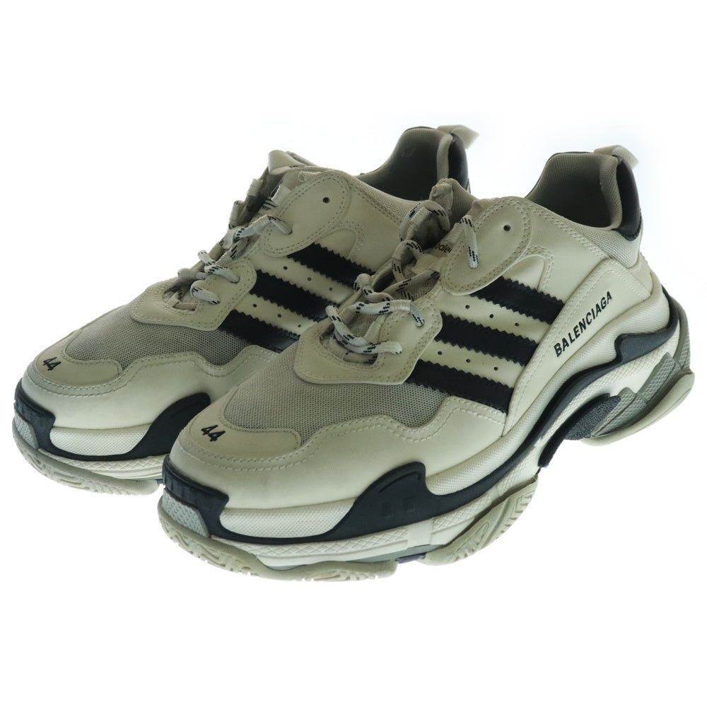 BALENCIAGA(バレンシアガ) × adidas TRIPLE S TRAINERS 712821 アディダス トリプルエス レースアップスニーカー ダッドスニーカー ホワイト