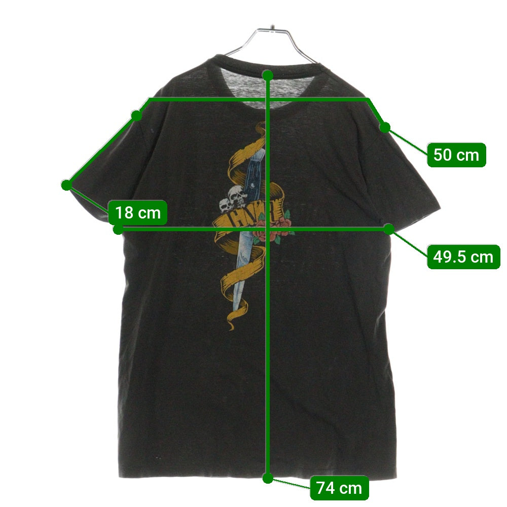VINTAGE(ヴィンテージ) 90s GUNS'N'ROSES T-shirt ガンズアンドローゼズ クルーネック半袖Tシャツ カットソー