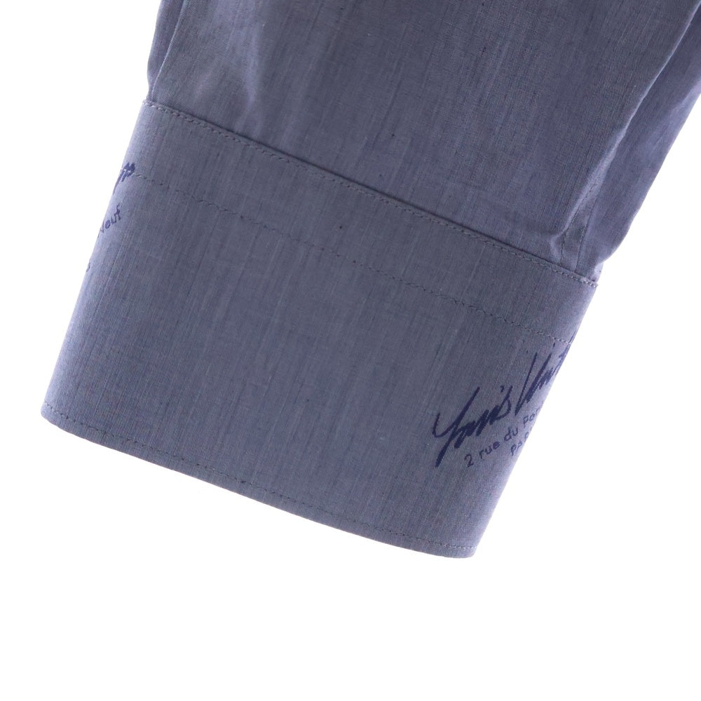 LOUIS VUITTON(ルイヴィトン) レギュラーDNAカラー コットン 長袖シャツ RM202Q XOA HJ41W ブルー